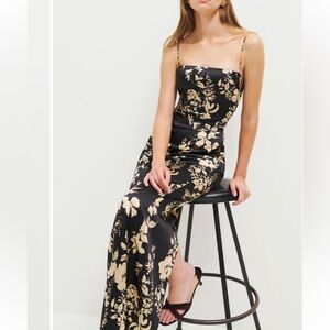 Reformation Frankie Silk Maxi Dress - Gisele - NEW w/o tag